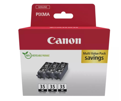 Tusz do drukarki Canon Zestaw 3 tuszów PGI-35BK